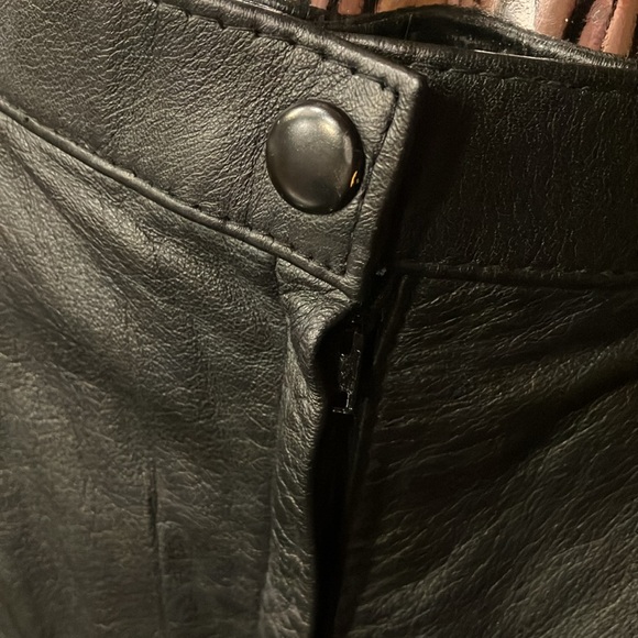 Leather skirt vintage custom - Picture 4 of 7